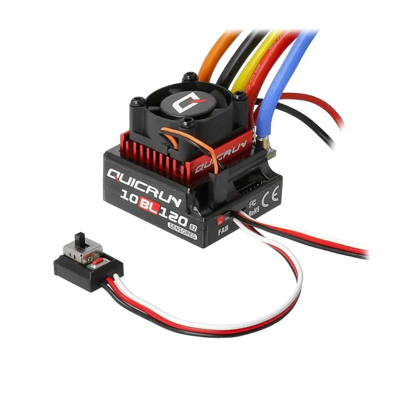 Hobbywing QuicRun 10BL120G2 120A Sensored ESC 2-3s - HW30125002 Hobbywing QuicRun 10BL120G2 120A Sensored ESC 2-3s - HW30125002