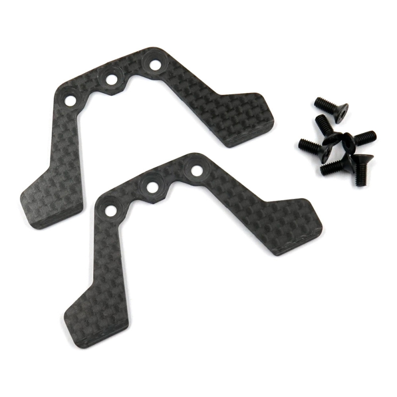Yeah Racing TATT-033 Carbon Down Stop Droop Plate - TATT-S04 Yeah Racing TATT-033 Carbon Down Stop Droop Plate - TATT-S04