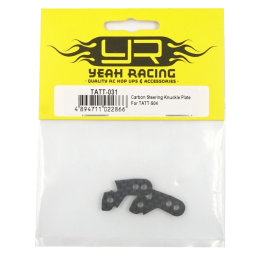 Yeah Racing Carbon Steering Knuckle Plate - TATT-031