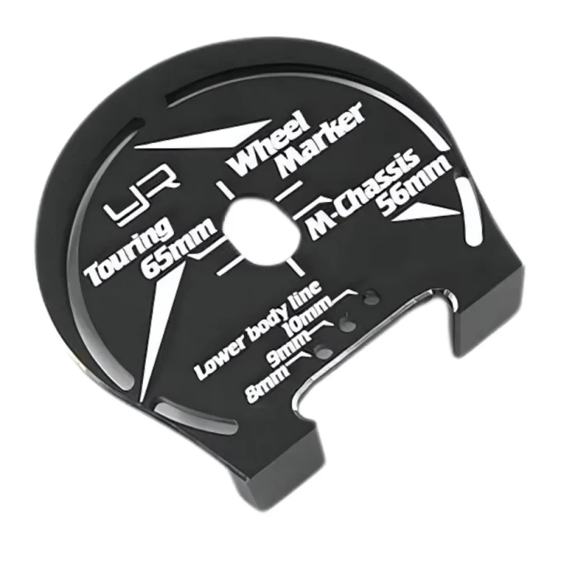 Yeah Racing Wheel arch marker Touring aluminum - YT-0203BK Yeah Racing Wheel arch marker Touring aluminum - YT-0203BK
