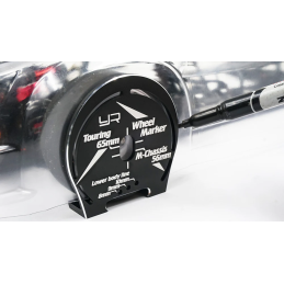 Yeah Racing Wheel arch marker Touring aluminum - YT-0203BK