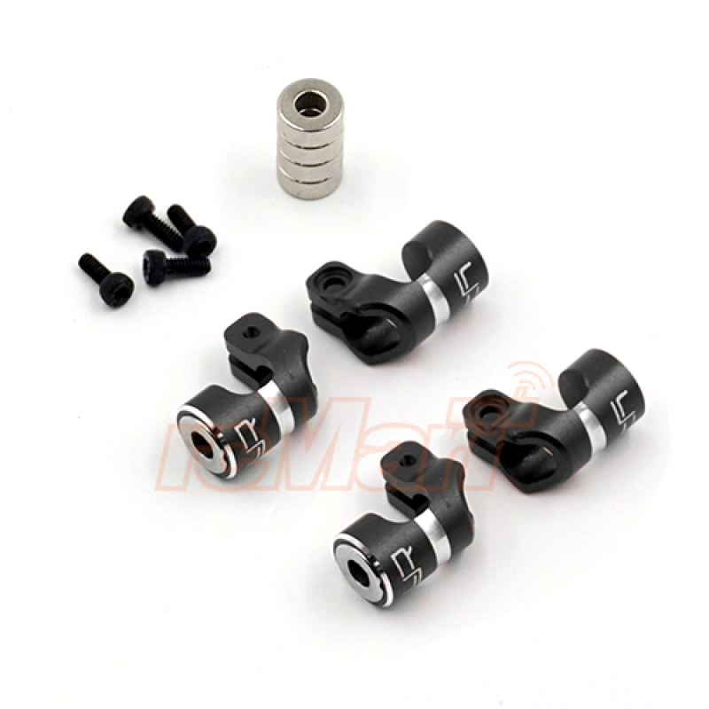 Yeah Racing Outil de marquage plot de carrosserie aluminium noir (4 pièces) - YA-0533BK Yeah Racing Outil de marquage plot de carrosserie aluminium noir (4 pièces) - YA-0533BK